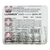 Lunarex Forte, 20 Capsules, Pack of 20