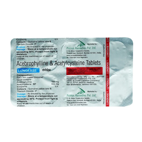 Lungease Tablet 10's