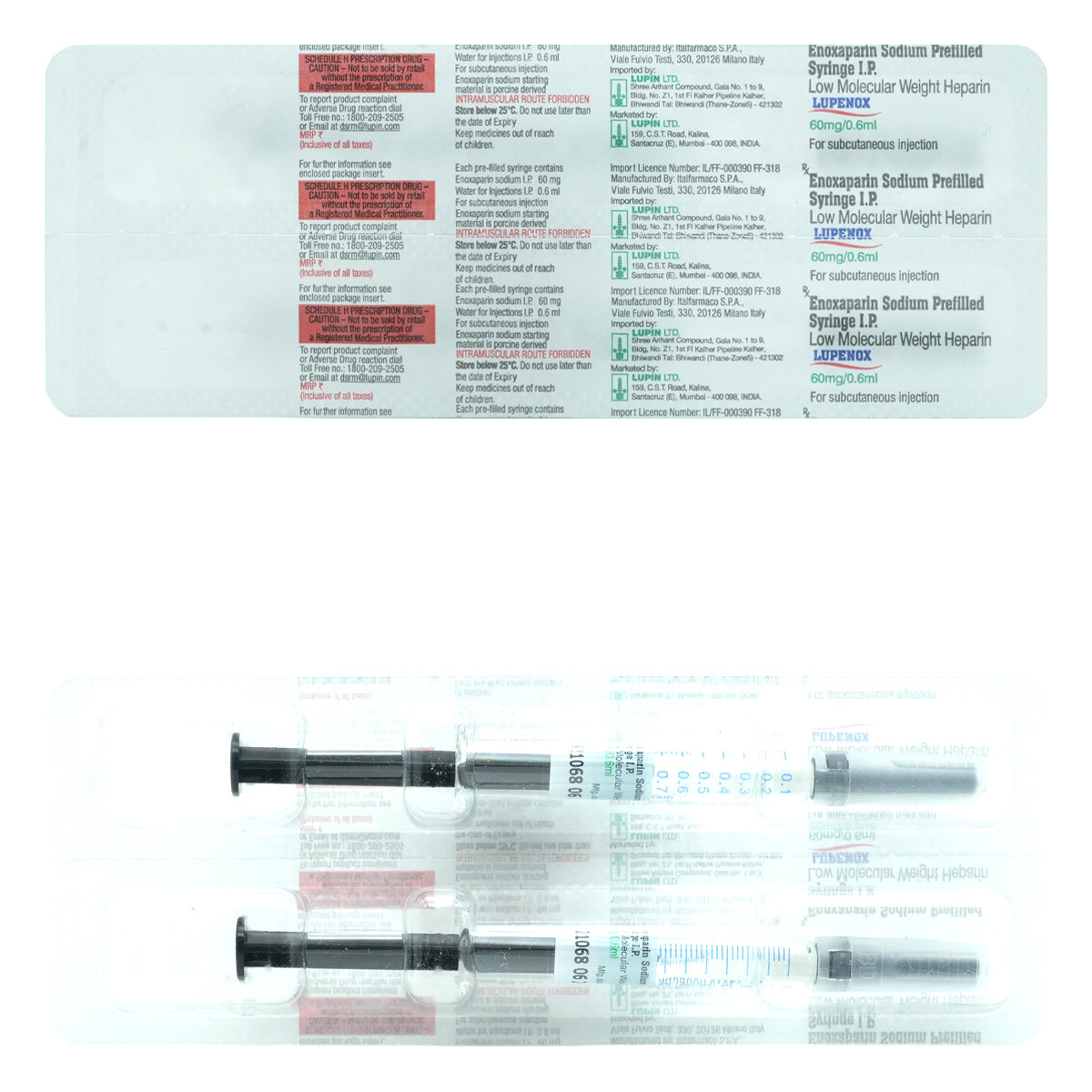 Lupenox 60 mg Injection 0.6 ml, Pack of 1 Injection Lupenox 60 mg Injection 0.6 ml, Pack of 1 Injection