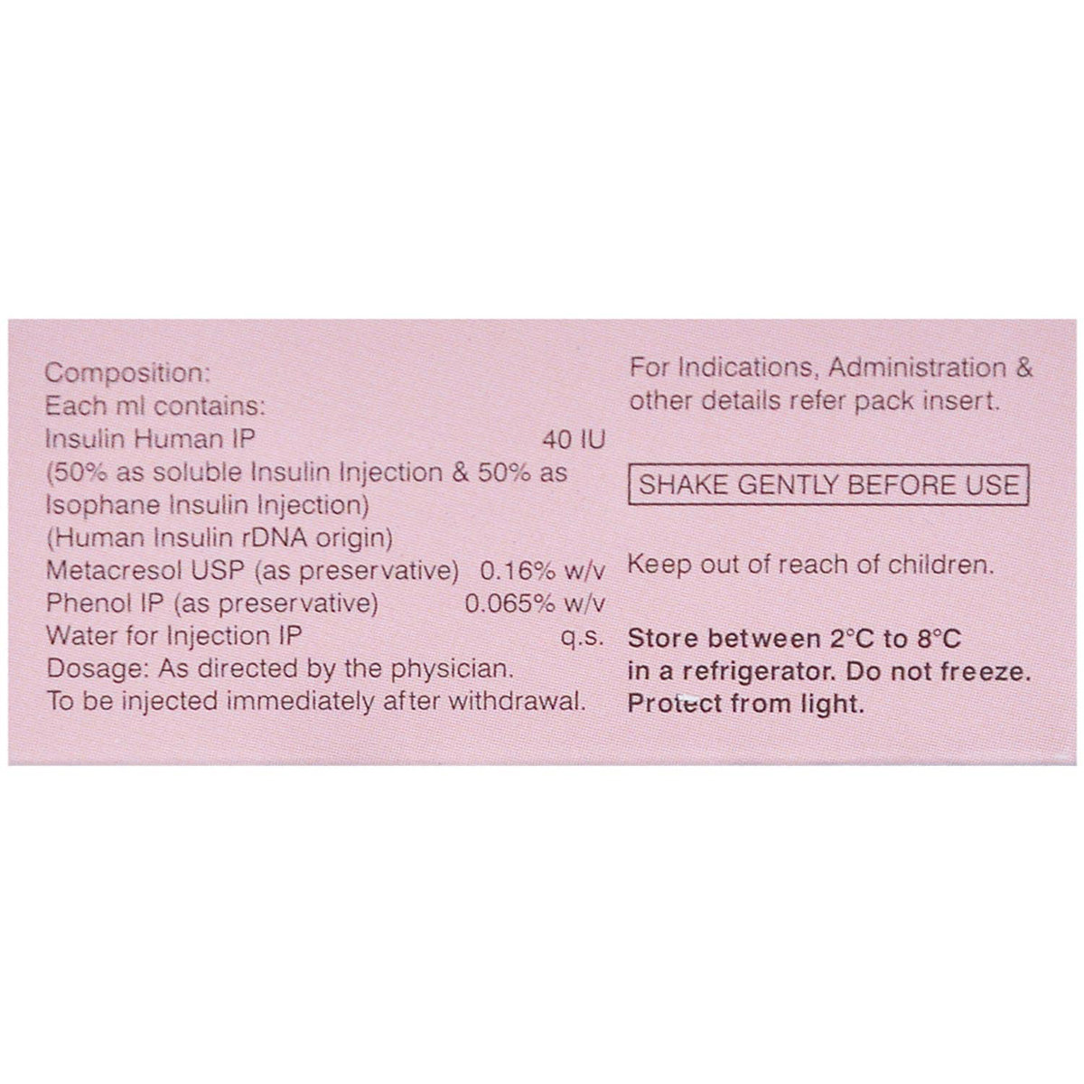 Lupisulin M 50 40IU/ml Injection 10 ml, Pack of 1 INJECTION Lupisulin M 50 40IU/ml Injection 10 ml, Pack of 1 INJECTION
