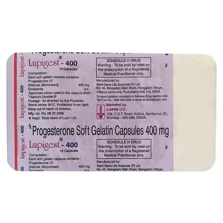 Lupigest 400 Softgel Capsule 10's