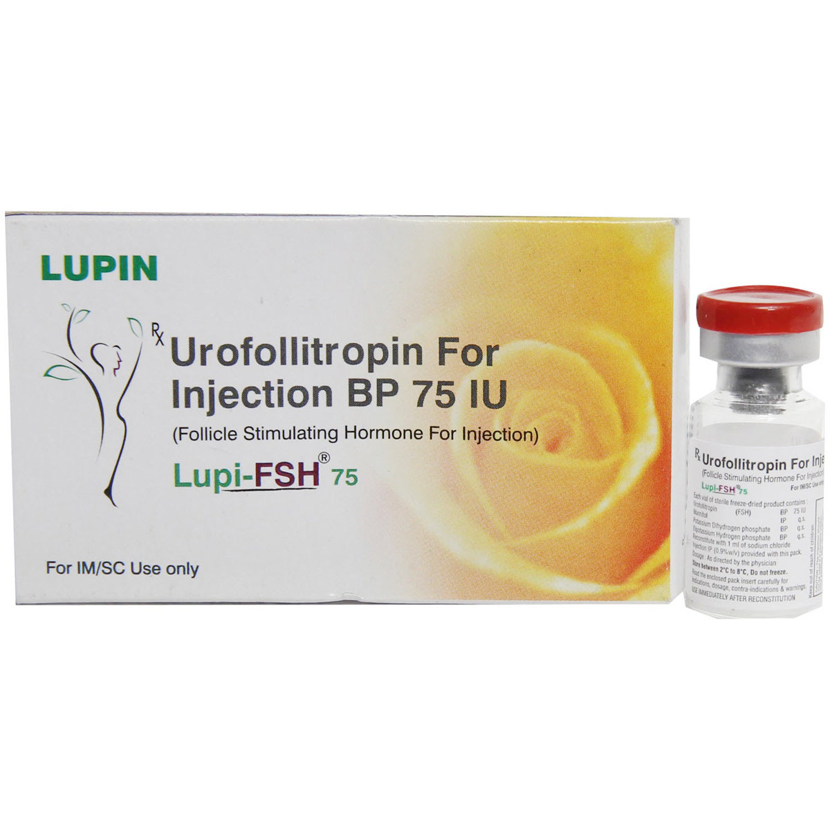Lupi-FSH 75IU Injection 2 ml, Pack of 1 INJECTION Lupi-FSH 75IU Injection 2 ml, Pack of 1 INJECTION