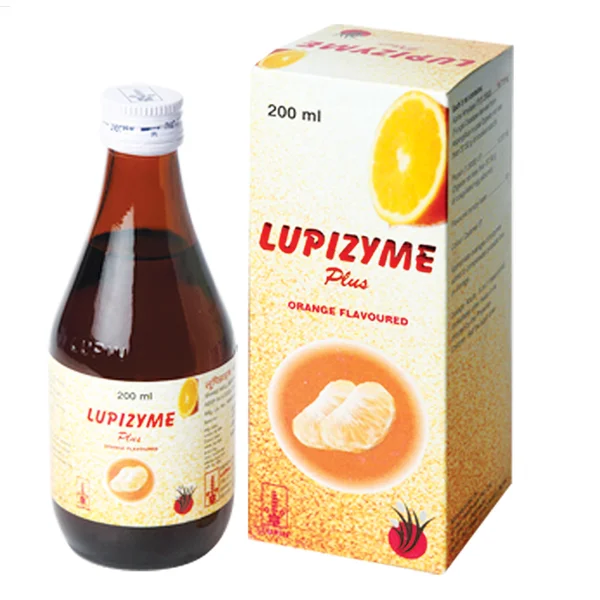 LUPIZYME PLUS ORANGE FLAVOURED 200ML