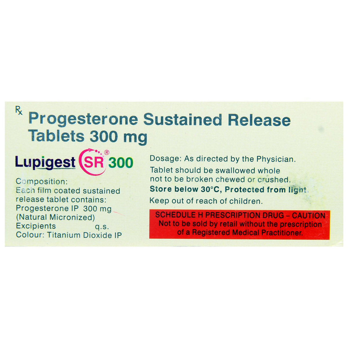 Lupigest SR 300 Tablet 10's, Pack of 10 TABLET SRS Lupigest SR 300 Tablet 10's, Pack of 10 TABLET SRS