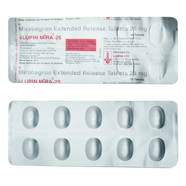 Lupin Mira 25 Tablet 10's, Pack of 10 TABLETS