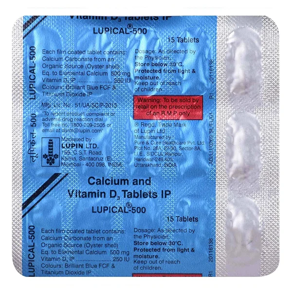 Lupical-500 Tablet 15's