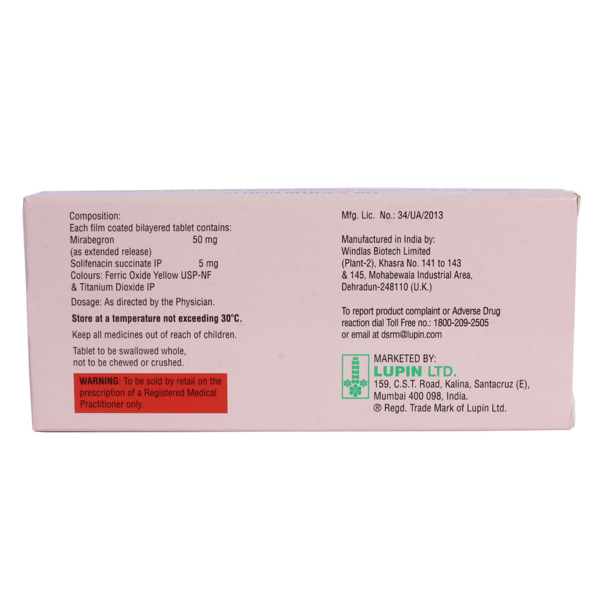 Lupin Mira-S 50 Tablet 10's Price, Uses, Side Effects, Composition ...