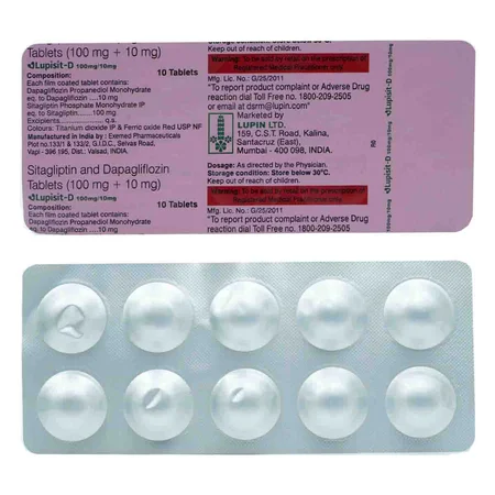 Lupisit D 100 mg/10 mg Tablet 10's