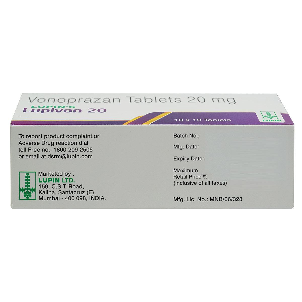 Lupivon 20 Tablet 10's, Pack of 10 TABLETS Lupivon 20 Tablet 10's, Pack of 10 TABLETS