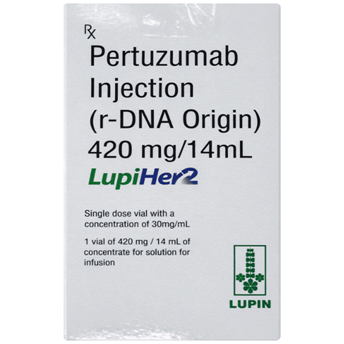Lupiher2 420 mg Injection 14 ml Lupiher2 420 mg Injection 14 ml