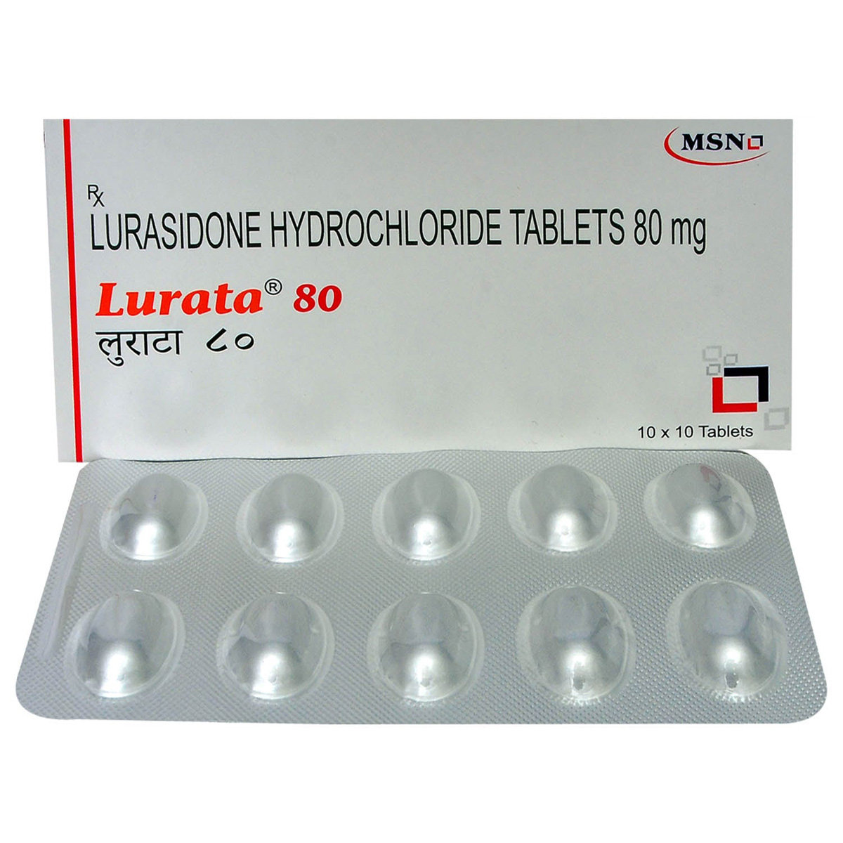 Lurata 80 Tablet 10's, Pack of 10 TABLETS Lurata 80 Tablet 10's, Pack of 10 TABLETS