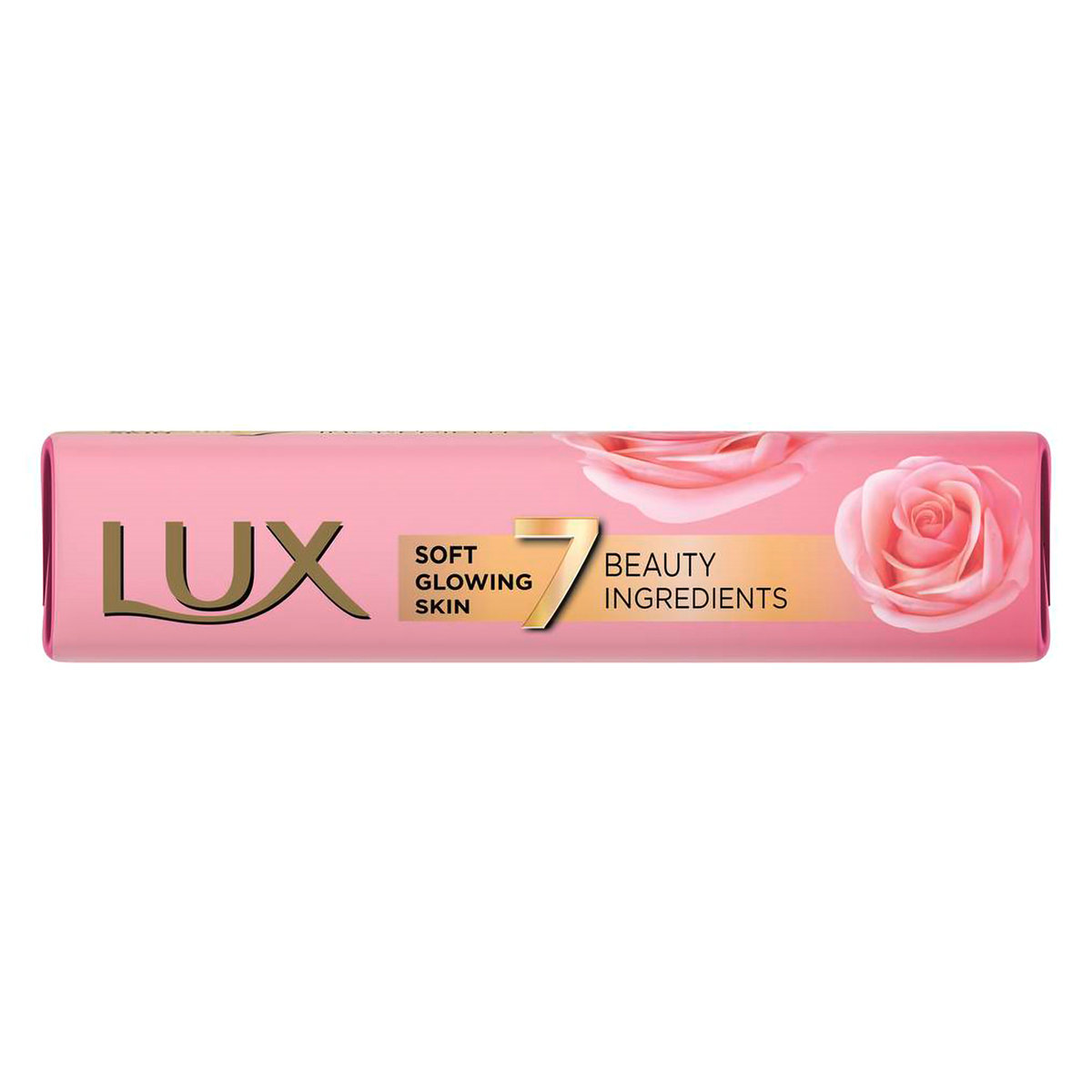 Lux Soft Glow Rose & Vitamin E Soap 150 gm | With 7 Beauty Ingredients | Gently Cleanses | Gives Soft & Glowing Skin | With Long Lasting Fragrance | For All Skin Type, Pack of 1 Lux Soft Glow Rose & Vitamin E Soap 150 gm | With 7 Beauty Ingredients | Gently Cleanses | Gives Soft & Glowing Skin | With Long Lasting Fragrance | For All Skin Type, Pack of 1