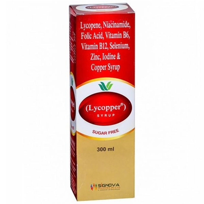 Lycopper Sugar Free Syrup 300 ml, Pack of 1 SYRUP