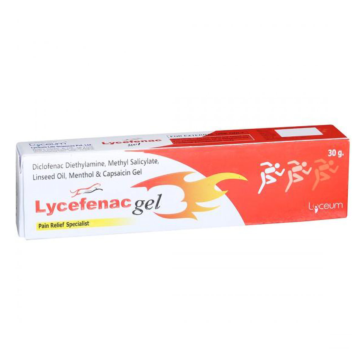 Lycefenac Gel 30 gm, Pack of 1 GEL Lycefenac Gel 30 gm, Pack of 1 GEL
