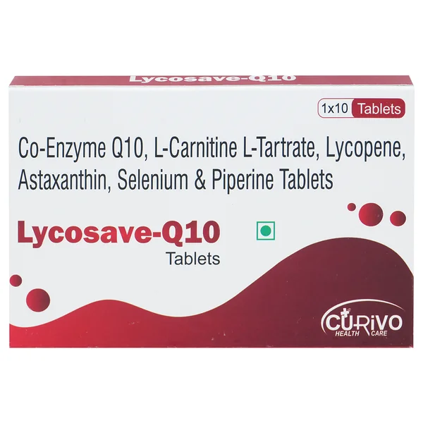 Lycosave-Q10 Tablet 10's