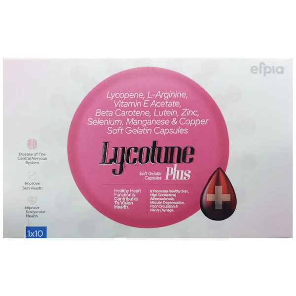 Lycotune Plus Softgel Capsule 10's, Pack of 10