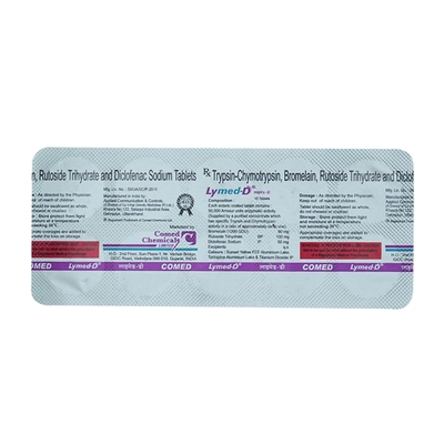 Lymed-D Tablet 10's, Pack of 10 TABLETS