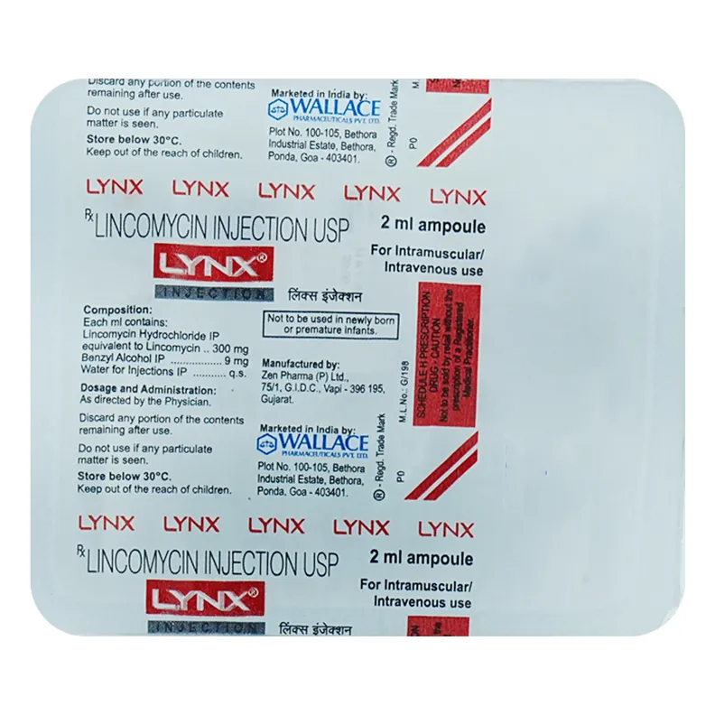 Buy Lynx Injection 2 ml online | Uses, Side Effects, Price and ...