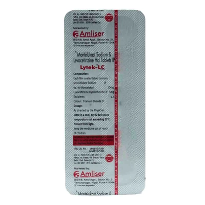 Lytek-LC 10/5 Tablet 10's, Pack of 10 TabletS