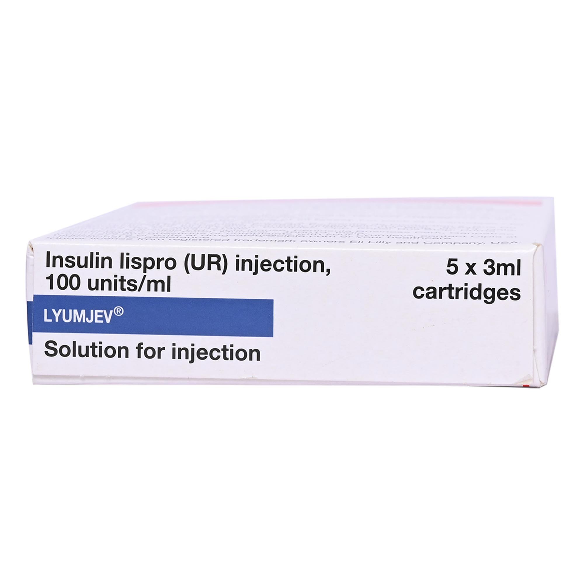 Lyumjev 100IU Cartridge 3 ml, Pack of 1 Injection Lyumjev 100IU Cartridge 3 ml, Pack of 1 Injection