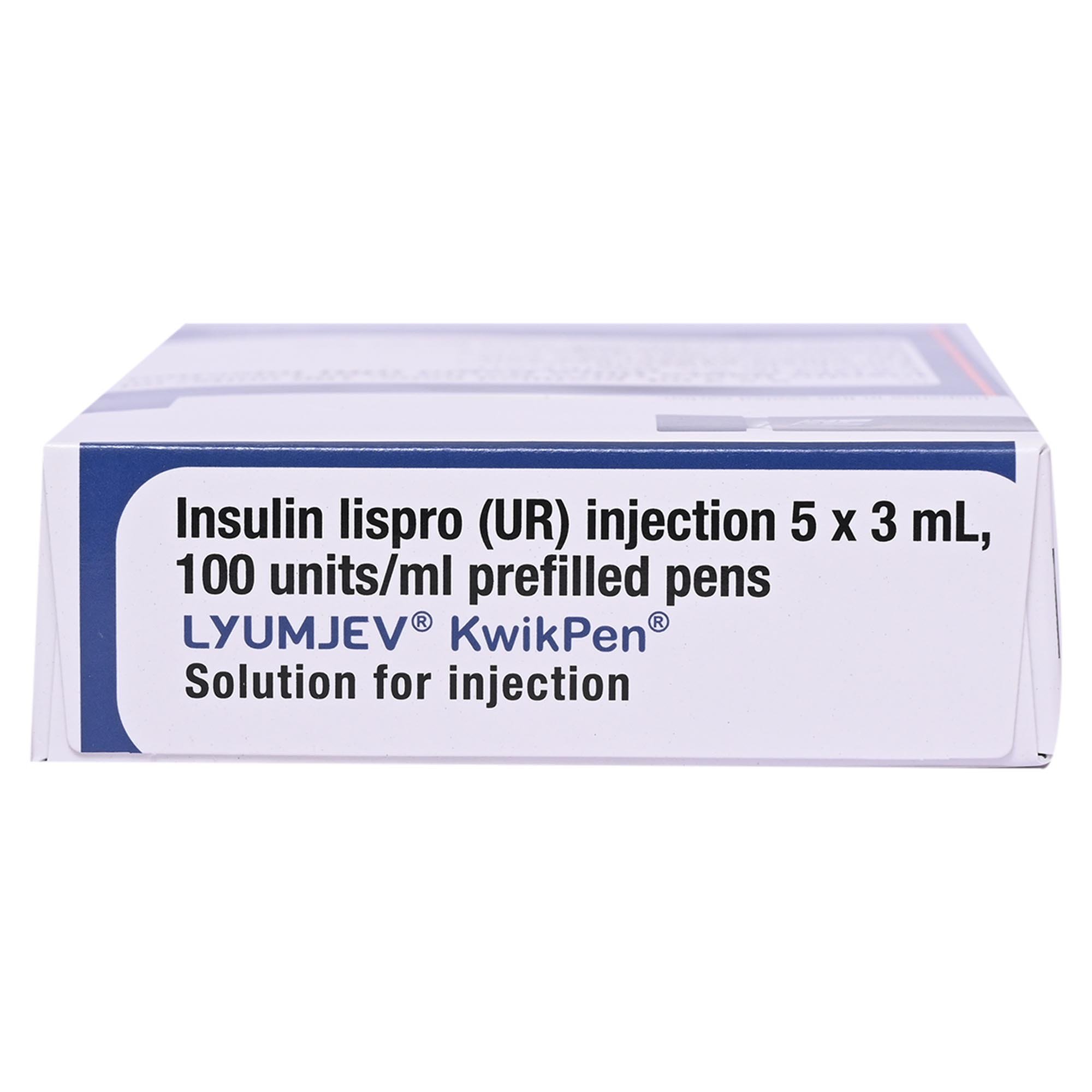 Lyumjev Kwikpen 100IU Prefilled Pen 3 ml, Pack of 1 Injection Lyumjev Kwikpen 100IU Prefilled Pen 3 ml, Pack of 1 Injection