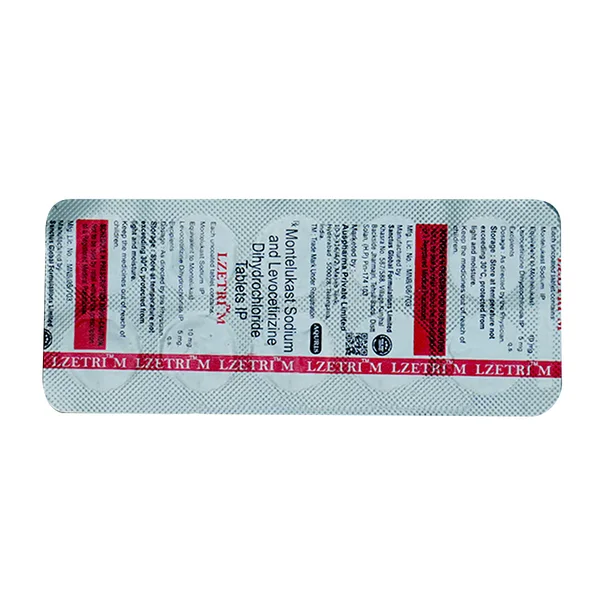 Lzetri M Tablet 10's