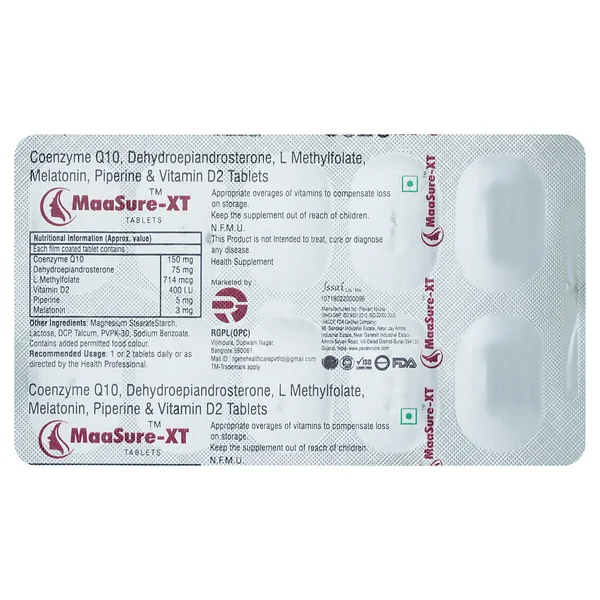 Maa Sure XT Tablet 10's