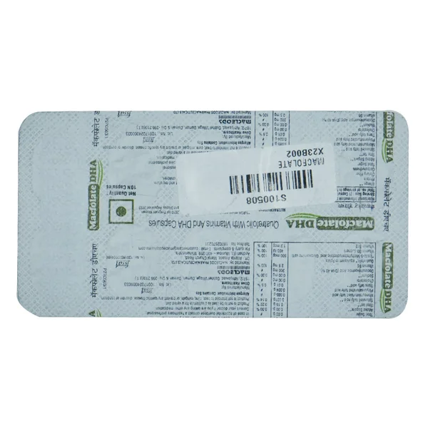 Macfolate Dha Soft Gelatin Capsule 10's, Pack of 10