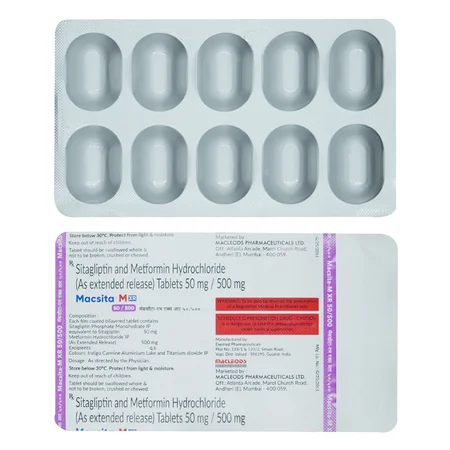 Macsita-M XR 500/50 Tablet 10's