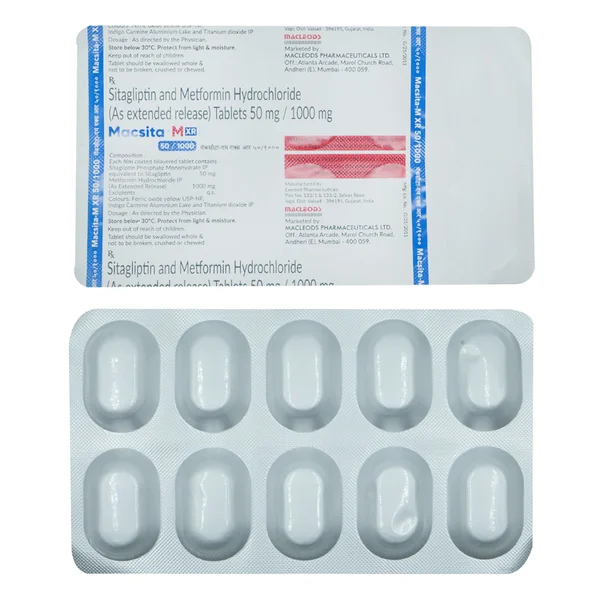 Macsita-M Xr 50/1000Mg Tab 10'S, Pack of 10