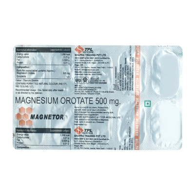 Magnetor 500 mg Tablet 10's, Pack of 10 TabletS