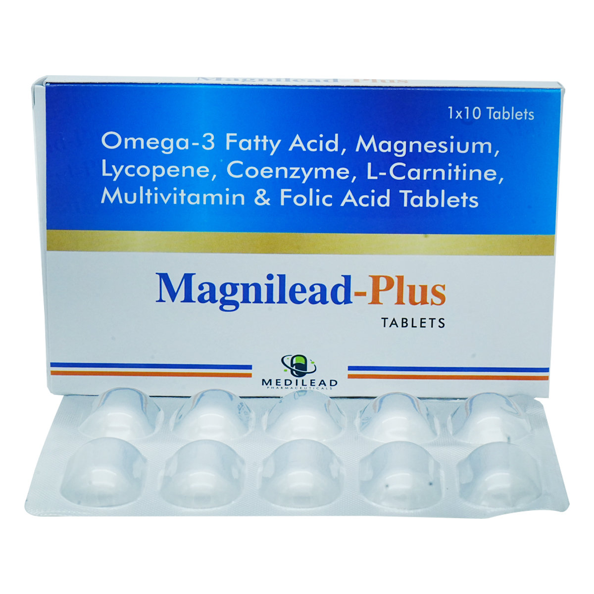 Magnilead-Plus Tablet 10's, Pack of 10 Magnilead-Plus Tablet 10's, Pack of 10