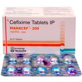 Mahacef-200 Tablet 10's, Pack of 10 TABLETS