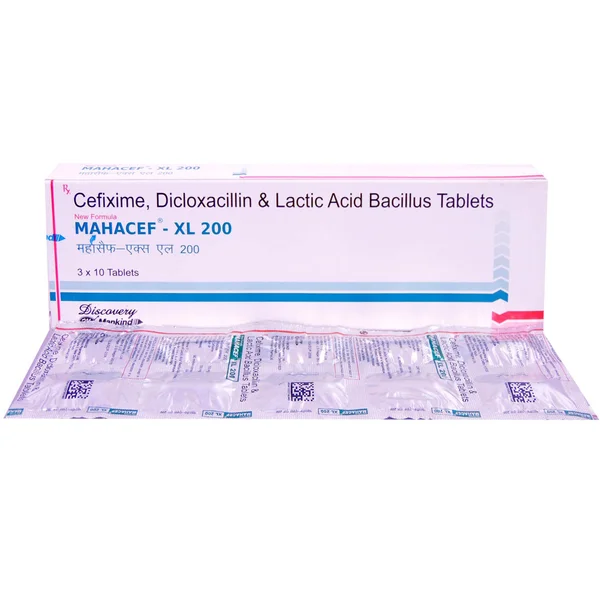 Mahacef-XL 200 Tablet 10's