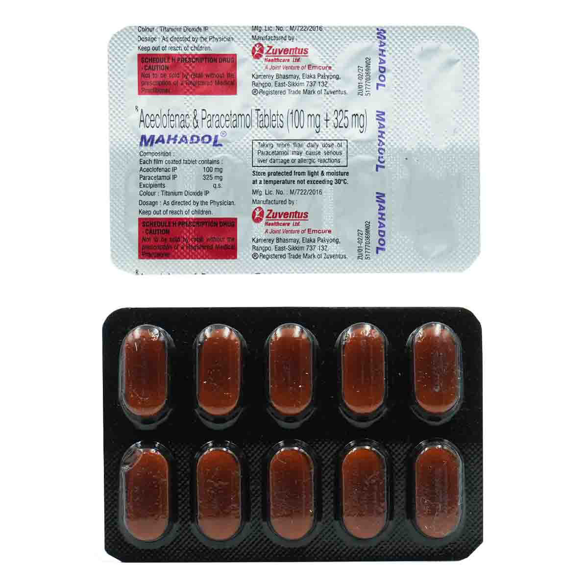 Mahadol Tablet 10's, Pack of 10 TabletS Mahadol Tablet 10's, Pack of 10 TabletS