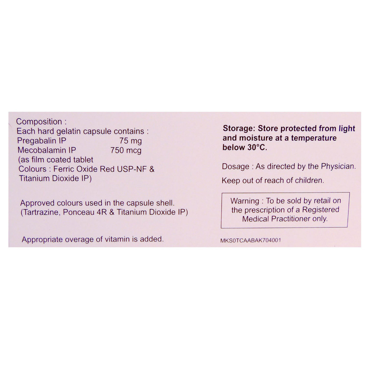 Mahagaba M 75 Capsule 10's, Pack of 10 Mahagaba M 75 Capsule 10's, Pack of 10