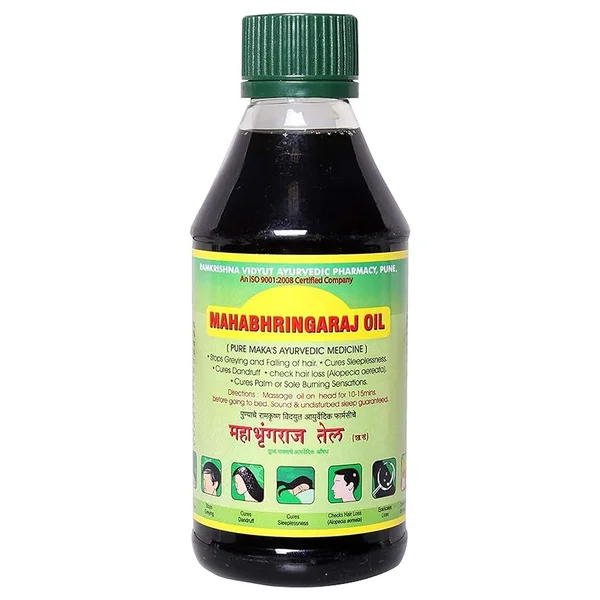 Ramakrishna Vidyut Ayurved Pharmacy Mahabhringaraj Oil, 400 ml
