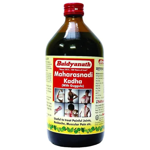 Shree Baidyanath Maharasnadi Kadha With Guggulu Liquid, 450 ml