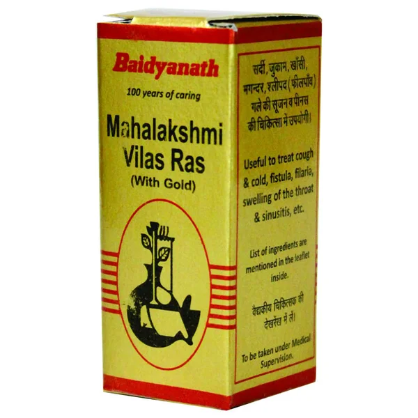Baidyanath Mahalaxmi Vilas Ras Gold, 10 Tablets