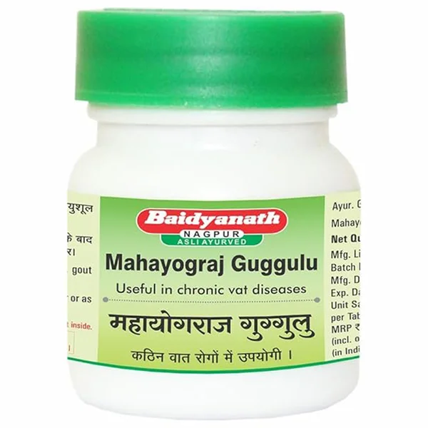 Shree Baidyanath Mahayograj Guggul, 40 Tablets, Pack of 1
