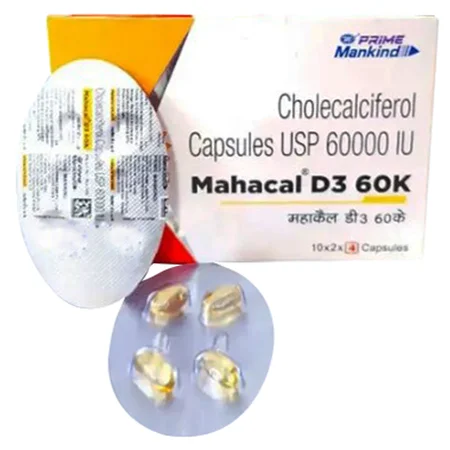 Mahacal D3 60K Softgel Capsule 4's