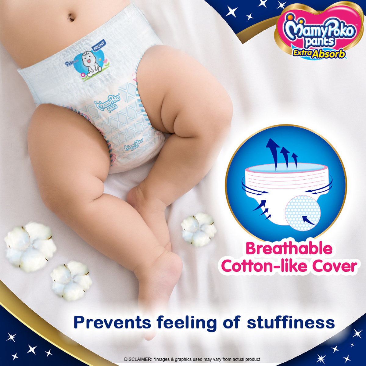 MamyPoko Extra Absorb Diaper Pants XL, 8 Count, Pack of 1 MamyPoko Extra Absorb Diaper Pants XL, 8 Count, Pack of 1