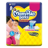 MamyPoko Standard Diapers Pants Large, 14 Count, Pack of 1