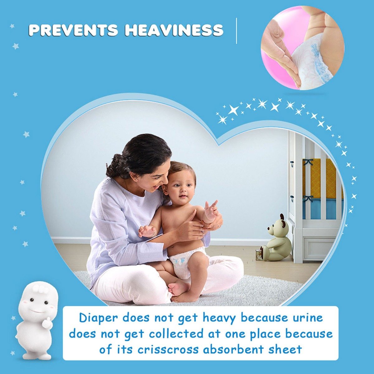 MamyPoko Extra Absorb Diaper Pants New Born, 16 Count, Pack of 1 MamyPoko Extra Absorb Diaper Pants New Born, 16 Count, Pack of 1