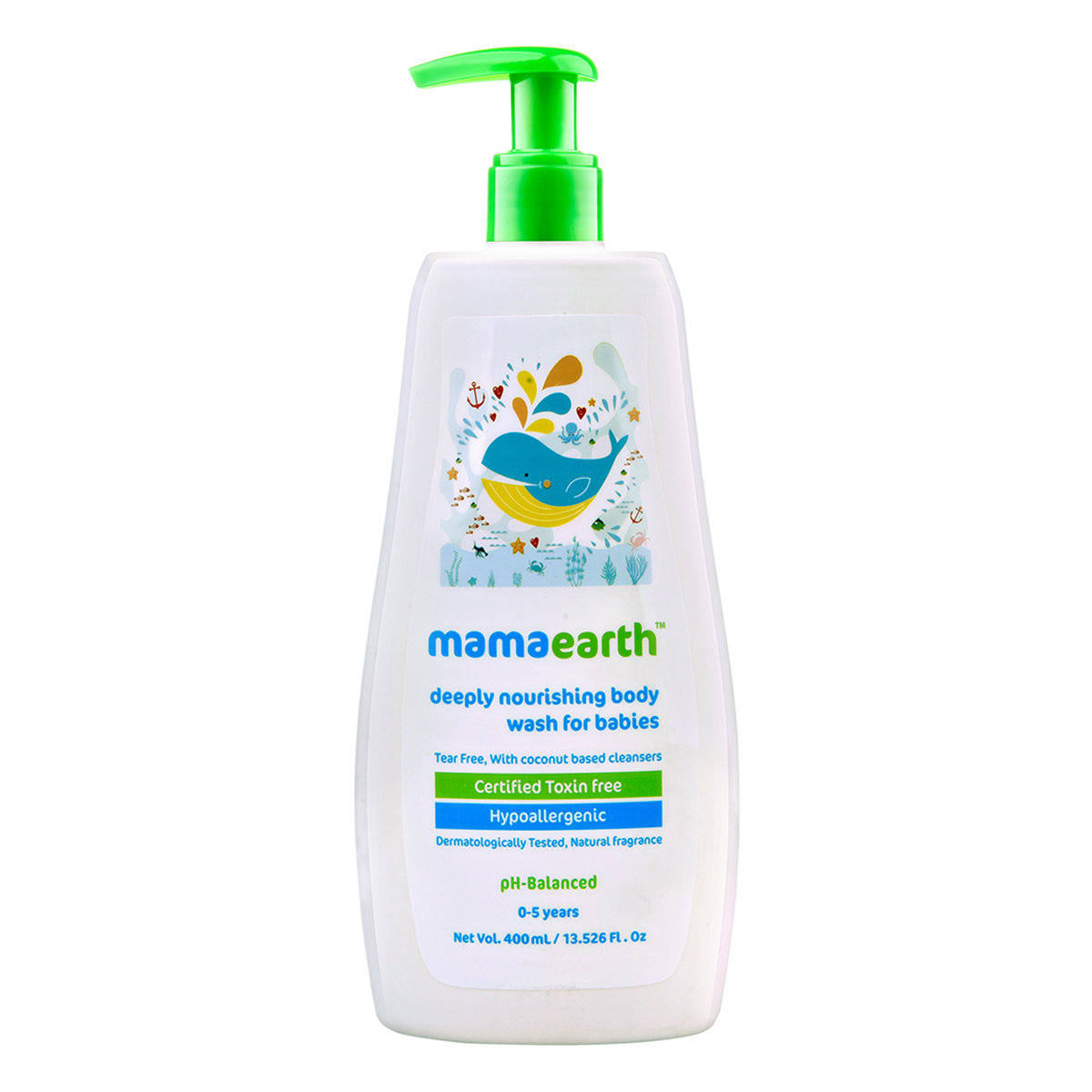 Mamaearth Deeply Nourishing Body Wash For Babies, 0 to 5 Years, 400 ml, Pack of 1 Mamaearth Deeply Nourishing Body Wash For Babies, 0 to 5 Years, 400 ml, Pack of 1
