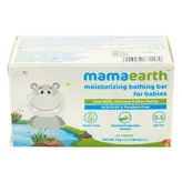 मामाअर्थ मॉइस्चराइजिंग बाथिंग बार शिशुओं के लिए, 150 ग्राम (2 x 75 ग्राम), 1 का पैक