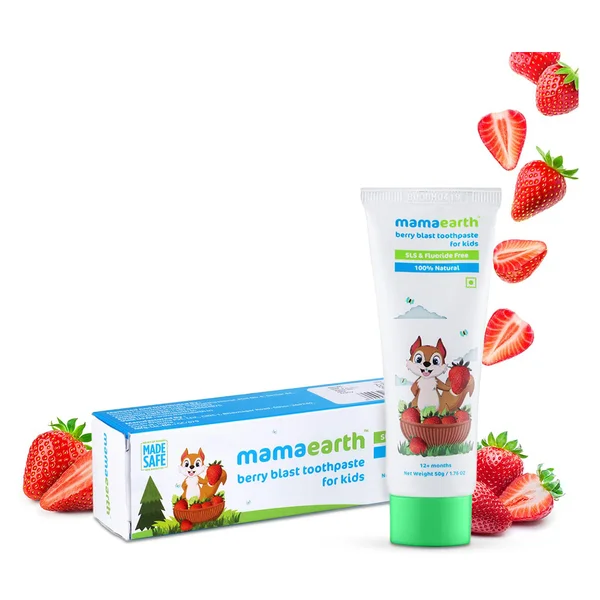 Mamaearth Berry Blast Kids Toothpaste, 50 gm, Pack of 1