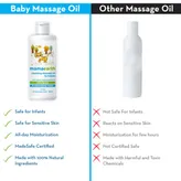Mamaearth Soothing Massage Oil For Babies with Sesame, Almond &amp; Jojoba Oil, 0 to 5 Years, 200 ml, Pack of 1