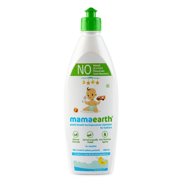Mamaearth Plant Based Multi Purpose Cleanser For Babies, 500 ml, Pack of 1