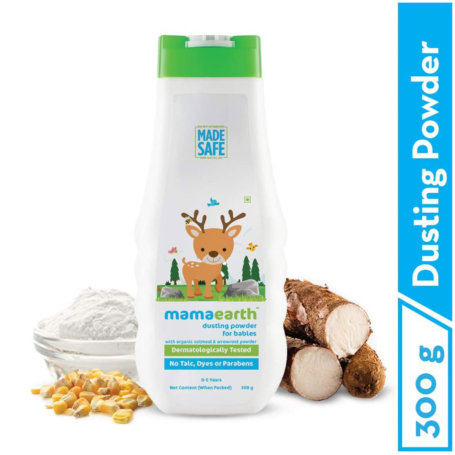 Mamaearth Dusting Powder for Babies (0-5 Years), 300 gm, Pack of 1 Mamaearth Dusting Powder for Babies (0-5 Years), 300 gm, Pack of 1